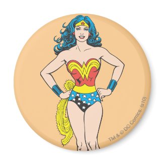 Wonder Woman Hands on Hips Refrigerator Magnets
