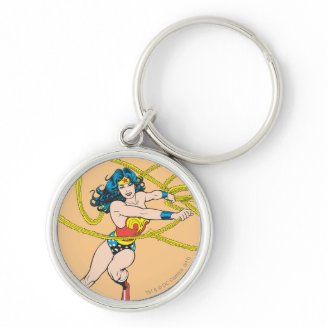 Wonder Woman Holds Lasso 1 Key Chains