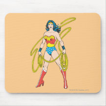 Wonder Woman Holds Lasso 5 Mousepads