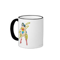 Wonder Woman Holds Lasso 5 Mugs