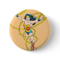 Wonder Woman in Lasso Button