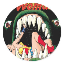 Wonder Woman Jaws Stickers