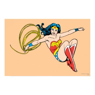 Wonder Woman Jumping Poster