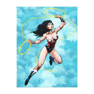Wonder Woman & Lasso of Truth Canvas Print