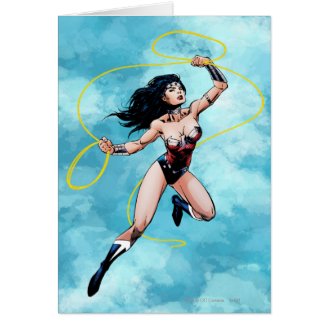 Wonder Woman & Lasso of Truth Greeting Card