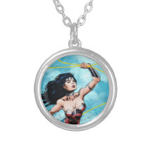 Wonder Woman & Lasso of Truth Personalized Necklace