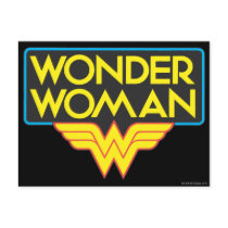 Wonder Woman Logo 3 Post Card