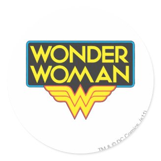 Wonder Woman Logo 3 Stickers