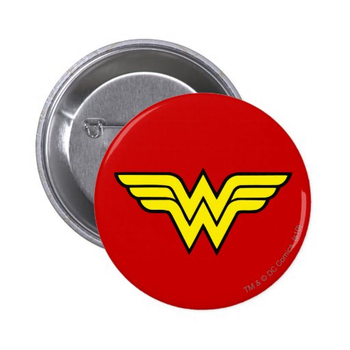 Wonder Woman Logo Button