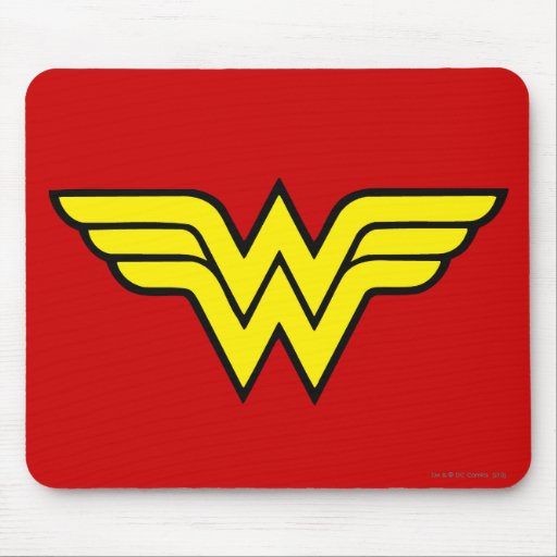 Wonder Woman Logo Mouse Pads