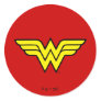 Wonder Woman Logo Round Sticker