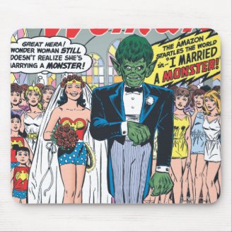 Wonder Woman Married a Monster Mousepads