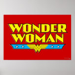 Wonder Woman Name and Logo Poster