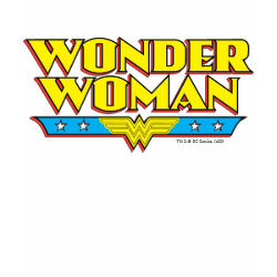 Wonder Woman Name and Logo shirt