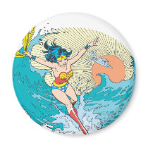 Wonder Woman Ocean Sky Refrigerator Magnets