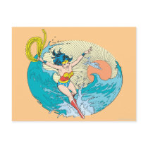 Wonder Woman Ocean Sky Postcard