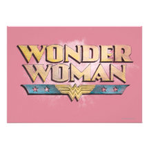 Wonder Woman Pencil Logo Card