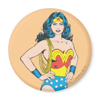 Wonder Woman Portrait Refrigerator Magnet