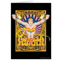 Wonder Woman Poster Greeting Card
