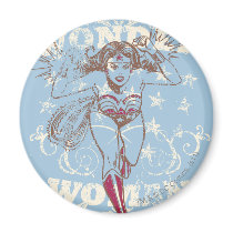 Wonder Woman Pow Refrigerator Magnet