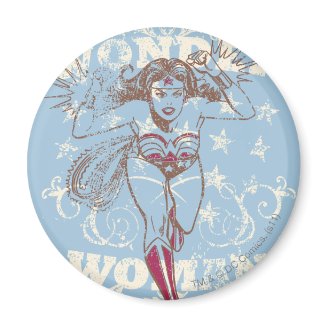Wonder Woman Pow Refrigerator Magnet