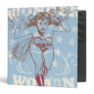 Wonder Woman Pow Vinyl Binders