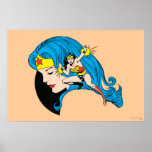 Wonder Woman Profile Background Posters