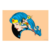 Wonder Woman Profile Background Posters