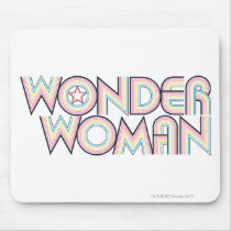 Wonder Woman Rainbow Logo Mouse Pads