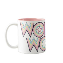 Wonder Woman Rainbow Logo Mug