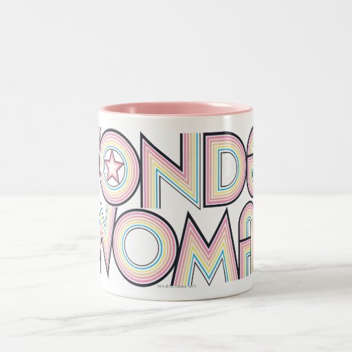 Wonder Woman Rainbow Logo Mug