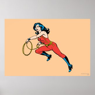 Wonder Woman Red Outfit print