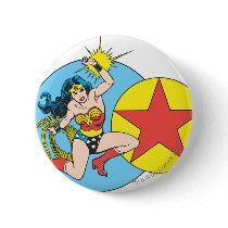 Wonder Woman Red Star Buttons