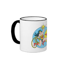 Wonder Woman Red Star Mugs