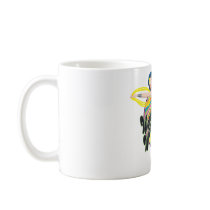 Wonder Woman Retro Flowers Coffee Mug