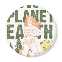 Wonder Woman Save Planet Earth Refrigerator Magnets