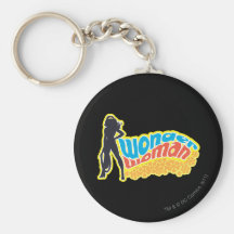Wonder Woman Silhouette Keychains
