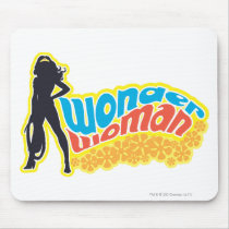 Wonder Woman Silhouette Mousepads