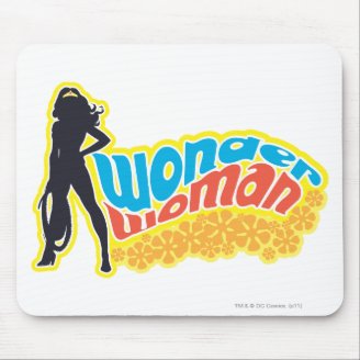 Wonder Woman Silhouette Mousepads