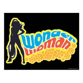 Wonder Woman Silhouette Postcards