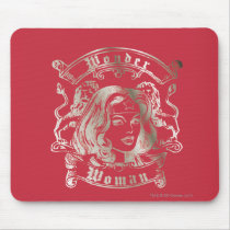 Wonder Woman Silver Mouse Pads