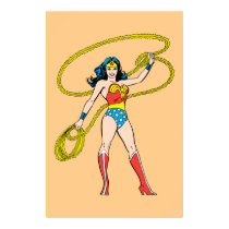 Wonder Woman Standing with Lasso Poster