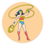 Wonder Woman Standing with Lasso Stickers