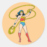 Wonder Woman Standing with Lasso Stickers