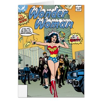 Wonder Woman Starring Pat Carbine Greeting Cards