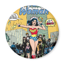 Wonder Woman Starring Pat Carbine Refrigerator Magnet