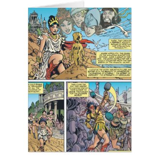 Wonder Woman Themyscira Greeting Card