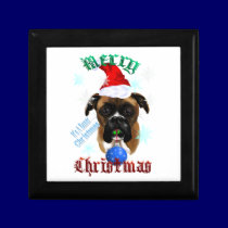 Wonderful-Christmas Boxer Dog Gift Boxes gift boxes