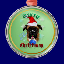 Wonderful-Christmas Boxer Dog  Ornament ornaments