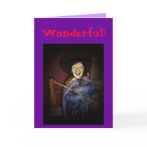 Wonderful! Halloween & Birthday Card